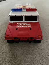 Tonka Fire Rescue Metro County Hummer Lights, Sirens Talking Works 1999 Truck
