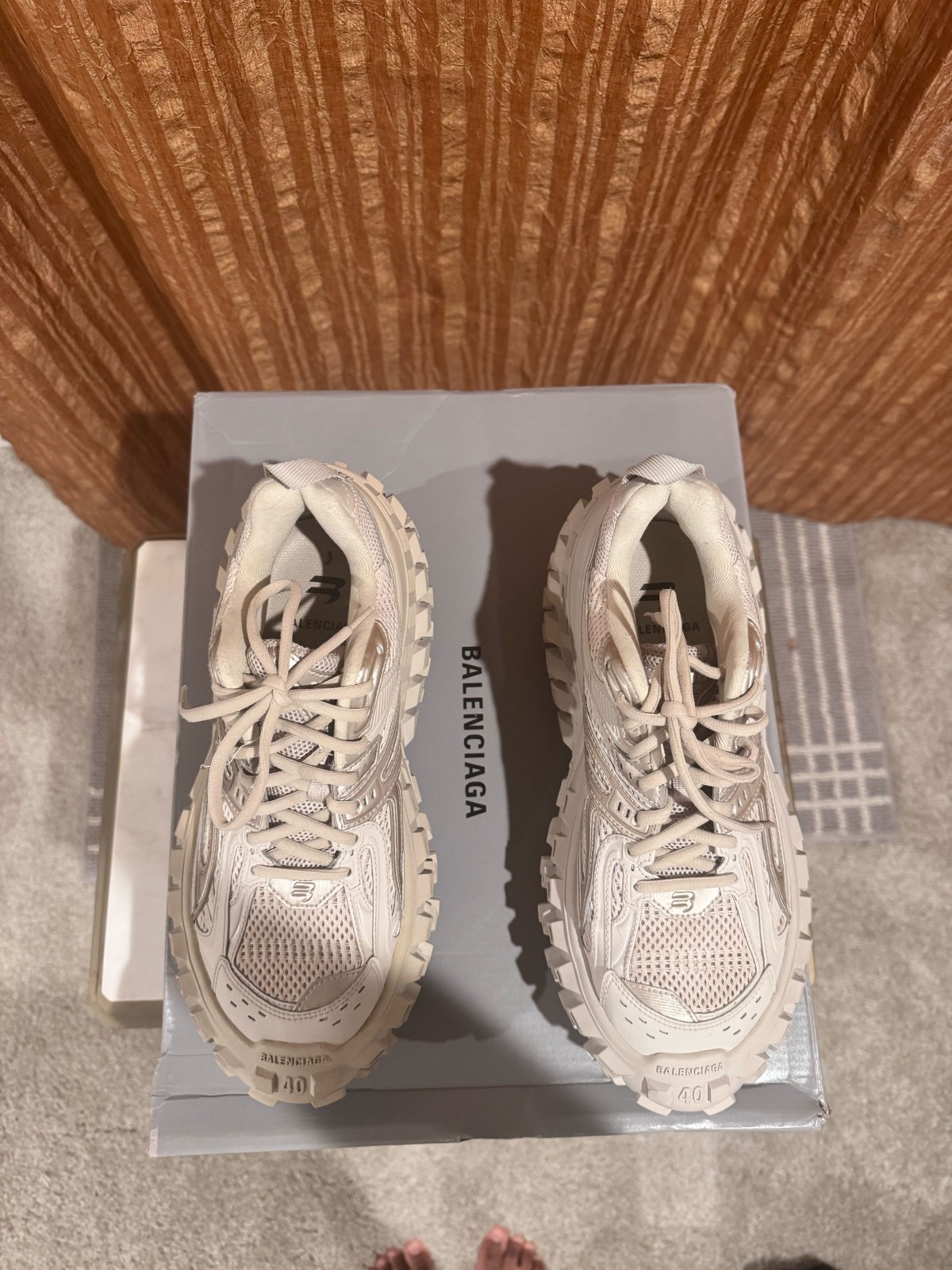 Balenciaga Defender Sneakers – Off-White (Men’s US 7 / EU 40) thumbnail 6