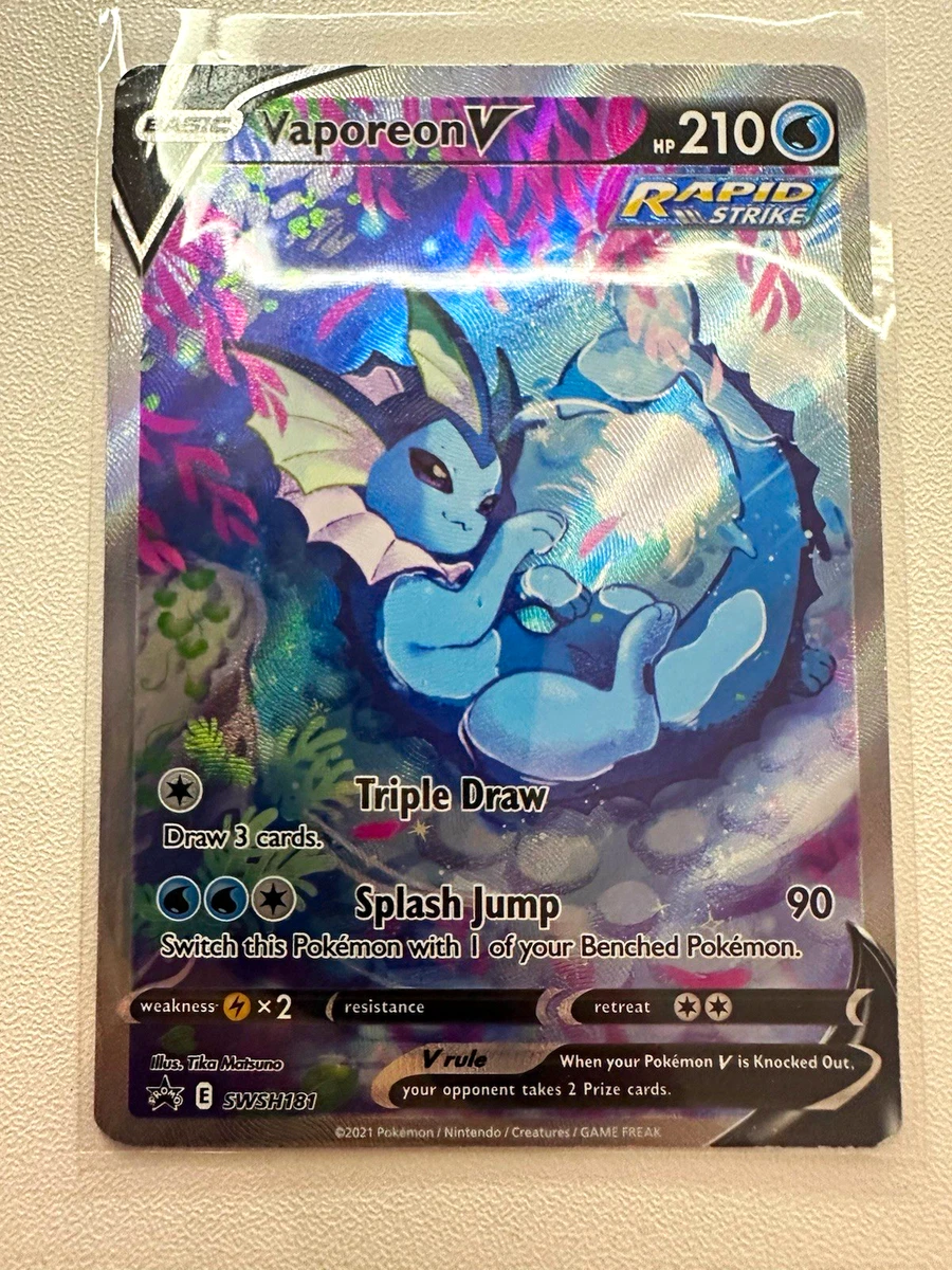 25+ Vaporeon V SWSH181 SWSH: Sword & Shield Promo Cards for sale