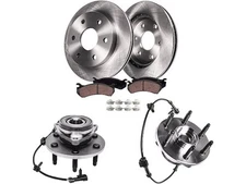 For GMC Savana 1500 Brake Pad and Rotor and Wheel Hub Kit Detroit Axle 78129FVGX