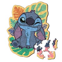Holzpuzzle Trefl Lilo & Stitch 50 Teile UnregelmäßIg FüR Kinder Ab 5 Jahren