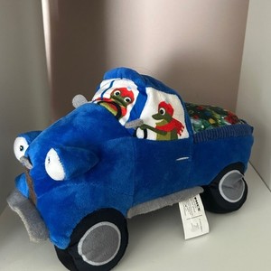Kohl's Blue and Gray Stuffed Animal Car