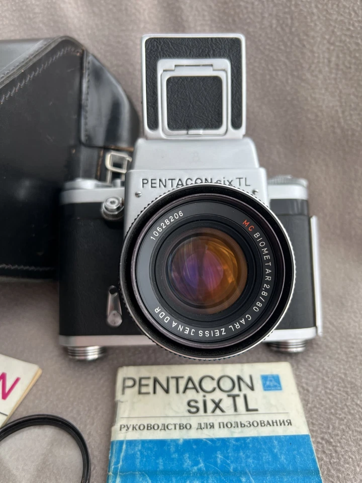 Pentacon Six TL Biometar 2,8/80 MC SLR Formato Medio 6x6 URSS Pentacon Six Mount Foto 3 de 4