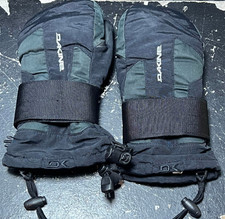 DAKINE Waterproof Black NOVA Wristguard Mitts Kids Large Ski Snowboard Gloves