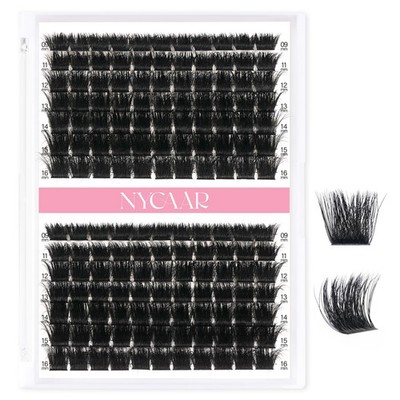 Lash Clusters 3D Effect Individual Lashes 1 count (Pack of 1), 200D 