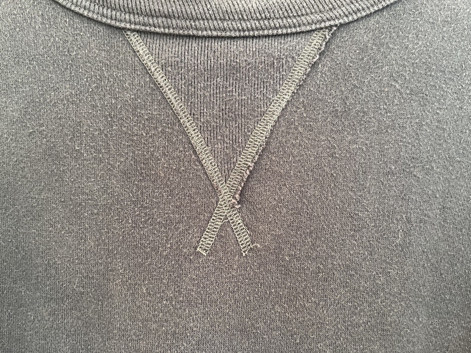 Buzz Rickson's Single V Loopwheeled Sweatshirt Bl… - image 5