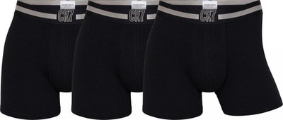 CR7 Cristiano Ronaldo Unterhose Basic, 3-pack Classic Black Organic Stretch Neu!