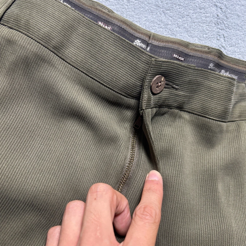 Y2k 2000s Corduroy Beyond Baggy Slack Pants 40x25 Silk Hamilton Wide Loose Tommy - Image 4 of 4