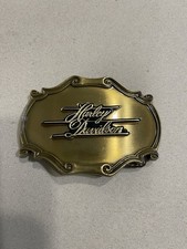 Vintage 1978 Rain Tree Western Harley Davidson Buckle Belt