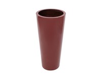 INNA-Glas Pflanzgefäß Leopoldo, Rot, 110Cm, Ø50Cm