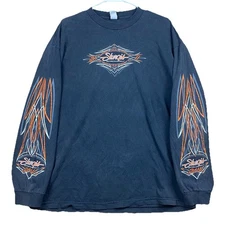 Sturgis Motorcycle Rally 2011 Long Sleeve Shirt XL Hot Leathers Black Biker