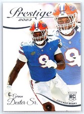 2023 Panini Prestige #339 Gervon Dexter Sr. RC - Chicago Bears