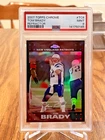 2007 Topps Chrome Refractor Tom Brady PSA 9 Mint Patriots HOF Newly Graded TC6
