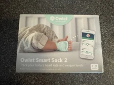 Owlet Smart Sock 2 Rest Assured Baby Monitor Sensor for 0-18 Months