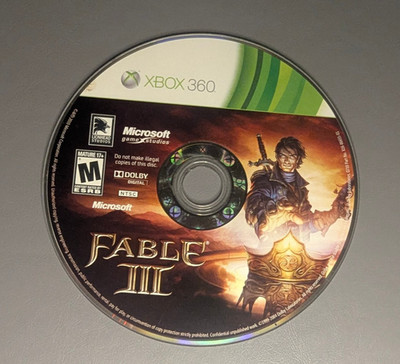 Fable III (Microsoft Xbox 360, 2010) -DISC ONLY-