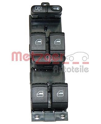 Metzger Schalter, Fensterheber Fahrerseitig, Vorne U.A. FüR Seat, VW-image