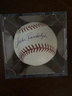 Willie Randolph NY Mets NY Yankees Signed Game Used Baseball No COA