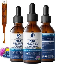 NAC N-Acethyl-L-Cysteine Liquid Drop Support Antioxidant Detoxifying Lung Health