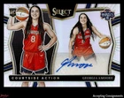 2025 Select WNBA Courtside Action Silver Prizms Georgia Amoore RC ROOKIE AUTO