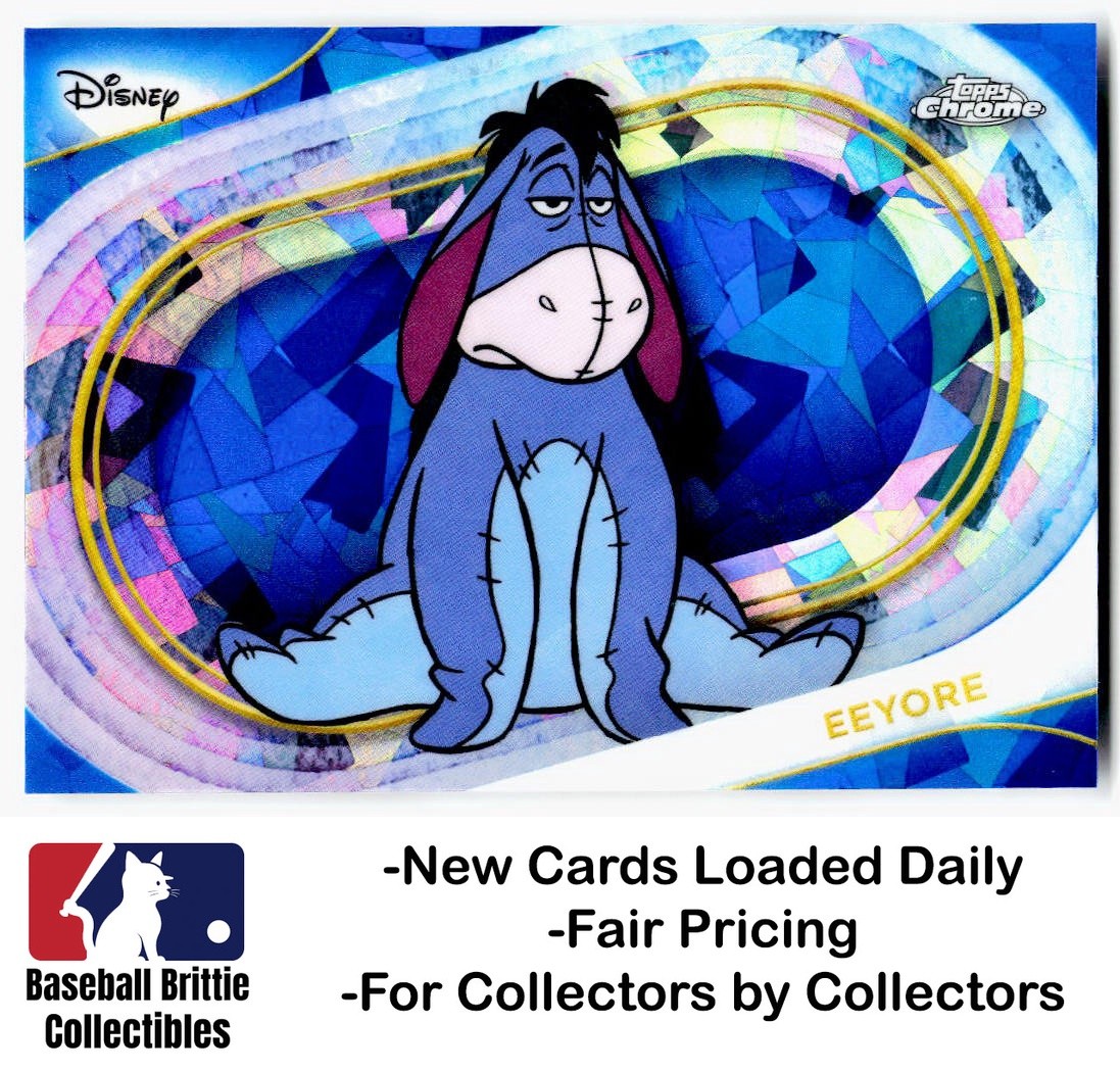 2025 Topps Chrome Sapphire Edition Disney #143 Eeyore WInnie the Pooh
