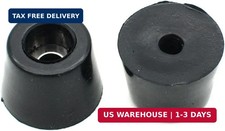 Round Rubber Feet Bumpers, D23x18xH16mm, 10 Pack 7/8" W x 5/8" H, Stainless St