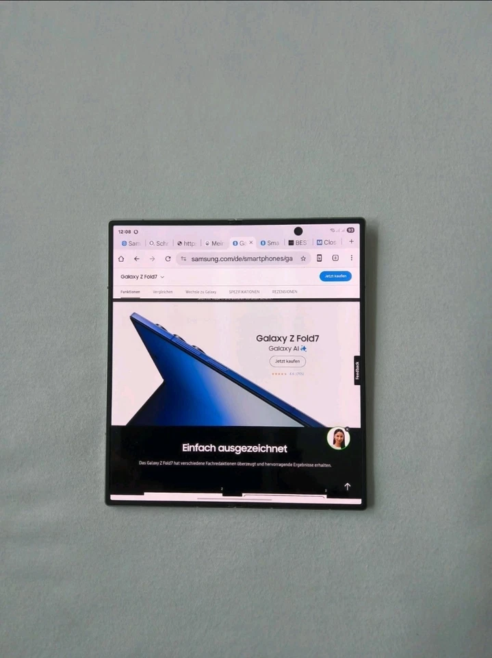 Samsung Galaxy Fold 7 - 12GB - 265GB - silver - Bild 4 von 4