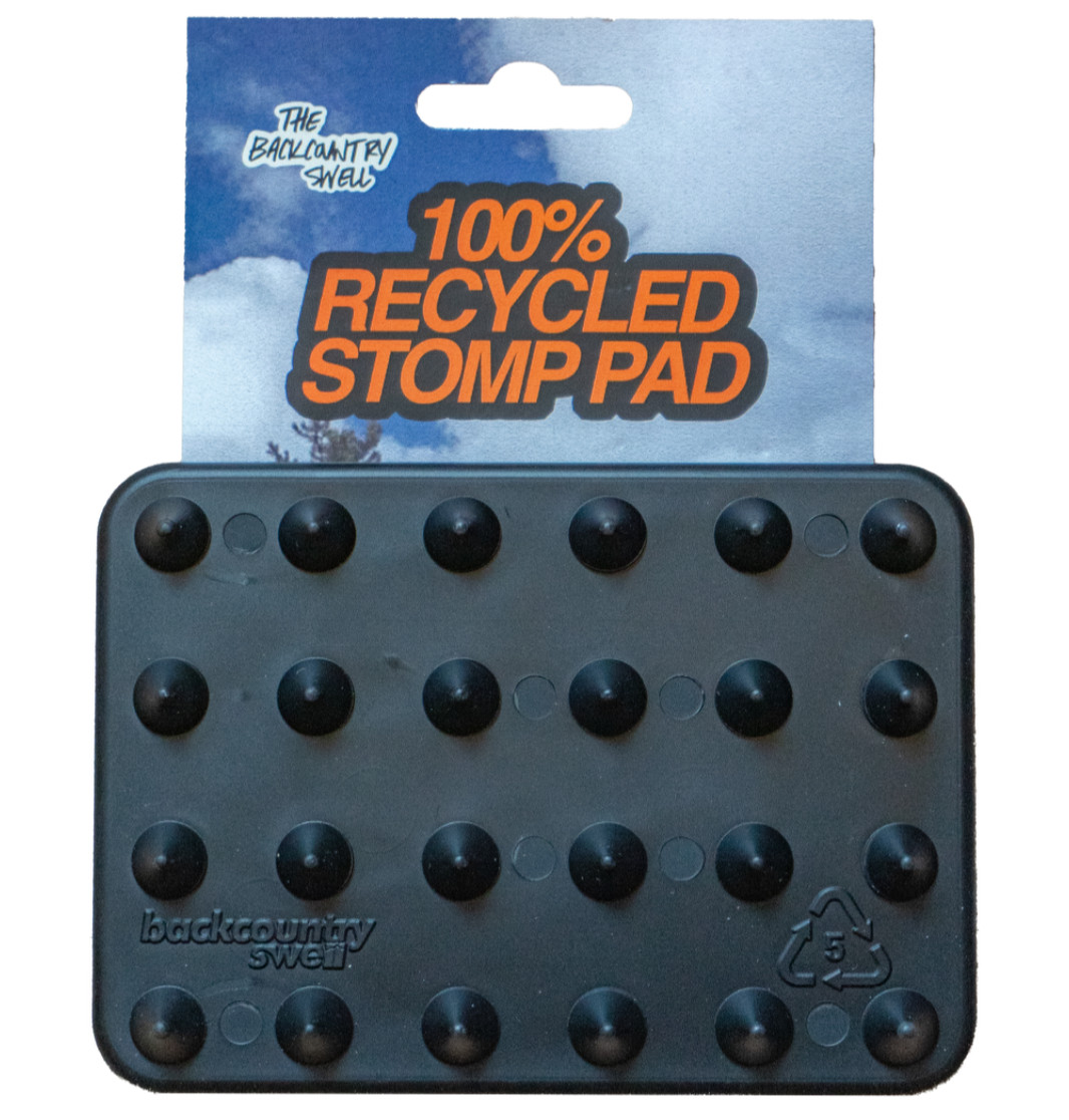 Almohadilla para stomp de snowboard, 100% plástico reciclado - empuñadura para picos - almohadilla de tracción para snowboard