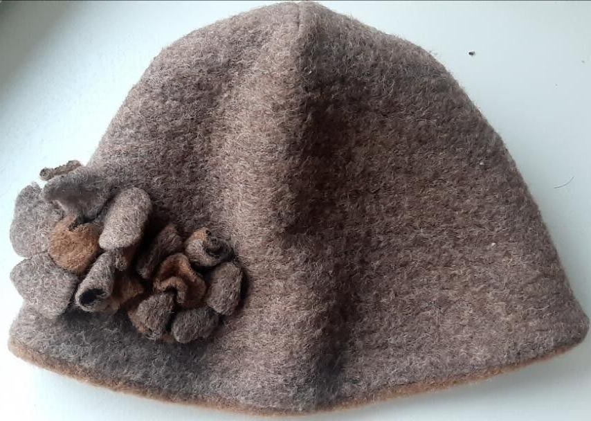 Firenze Angiolo Frasconi Brown Wool Hat Cappelli Per Signora  display picture 3