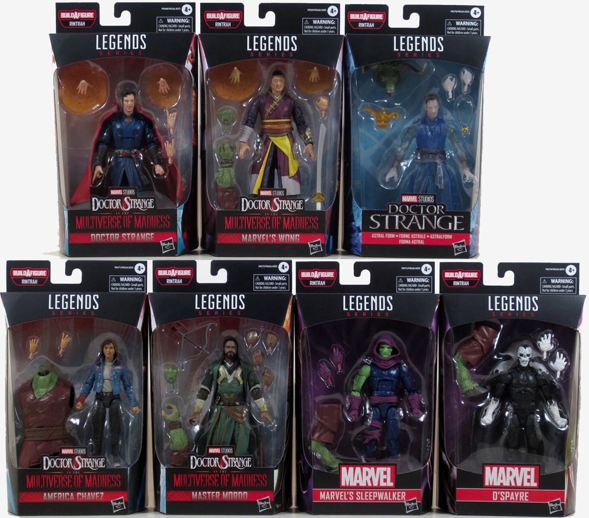 Strange B. x2 & Turtels ルシオ Marvel Legends Doctor Strange Rintrah BAF Series Set of 7 Figures