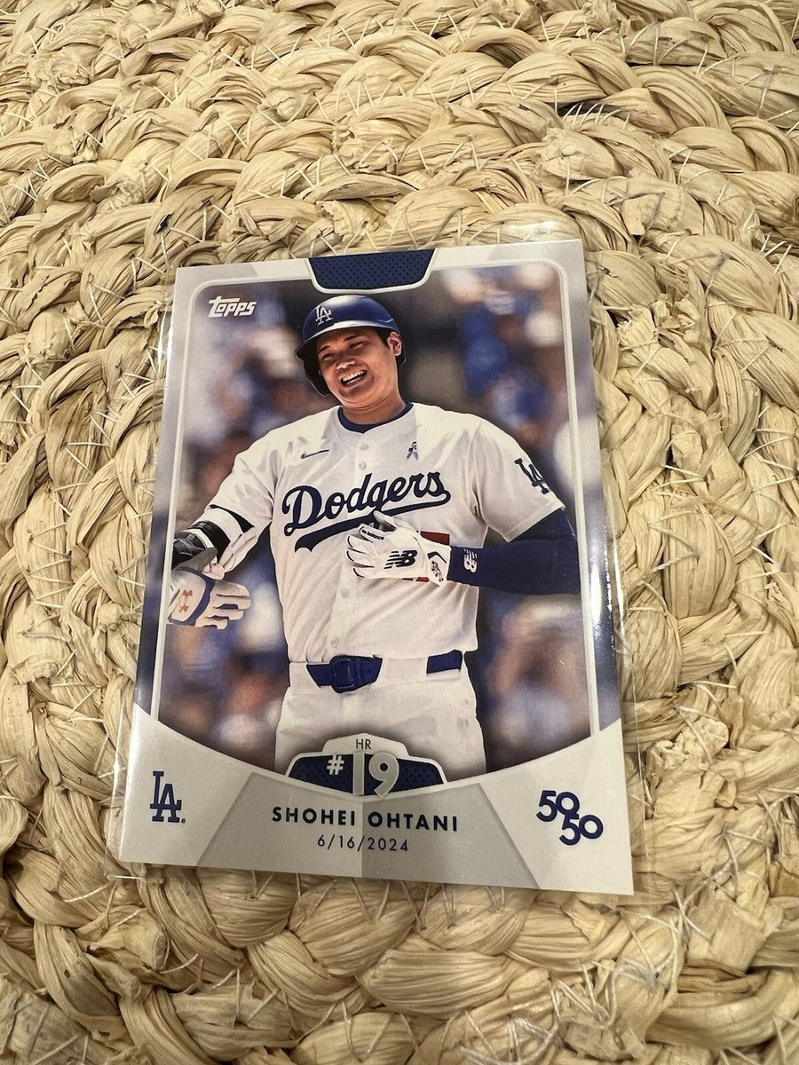 Shohei Ohtani 50/50 限定カード #34 大谷翔平/50 TOPPS