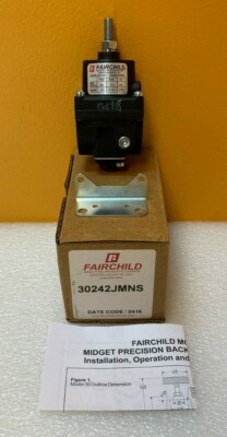 Fairchild 30242JMNS  1/4'' FPT, Screw Adjust, Compact Precision Regulation. New!