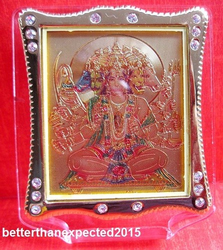 Statua Lord Panchmukhi Hanuman cruscotto auto decorazione ufficio religioso decorazione tavolo - Foto 2 di 3