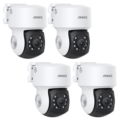 ANNKE HD 1080P Video CCTV Security Camera 2MP 350° Pan&Tilt Outdoor Night  Vision