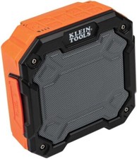 Klein Tools AEPJS3 Bluetooth Jobsite Speaker With Magnet And Hook, 20-Hr Run Tim