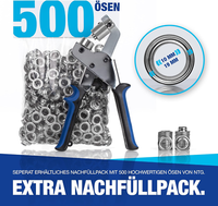 ÖSenzange Set (Ø 10Mm) | Magnetische Presse & 200 ÖSen FüR Stoffe, Planen, Segel