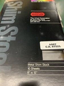 Artus Metal Shim Stock 8"x12" 