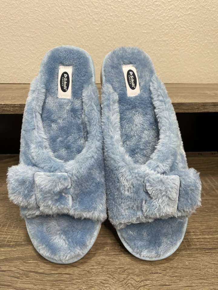 Dr. Scholls Women’s Staycay OG Slipper Sandal Baby Blue Women’s Size 9 NEW $60 Foto 3 de 4