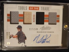 2020 Panini Absolute /149 Mauricio Dubon #TOT4-MD Rookie Auto RC