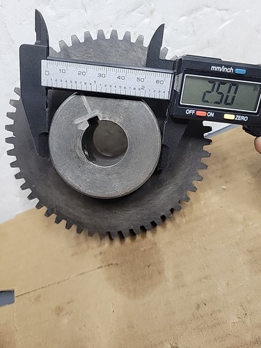 (Qty 1) Martin S1050 Sprocket Spur Gear Steel 14-1/2° 14.5° - Picture 3 of 5