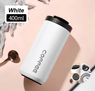 Coffee cup white design