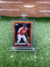 2023 Topps WBC Darnell Sweeney Orange Cracked Ice Parallel 23/25 Great Britain