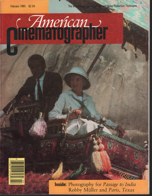American Cinematographer February 1985 Passage to India Robby Muller 080420ame