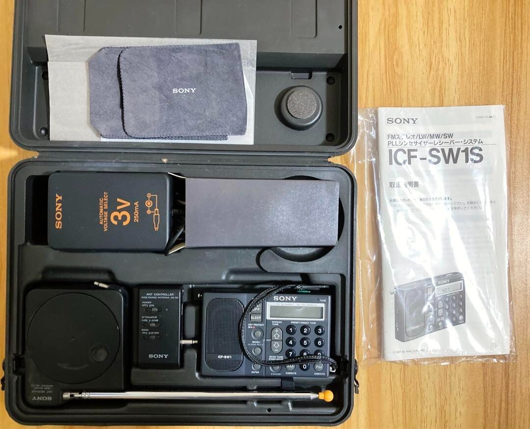 ソニー ラジオ ICF-SW1 FMステレオ/LW/MW/SW 4バンドレシーバー