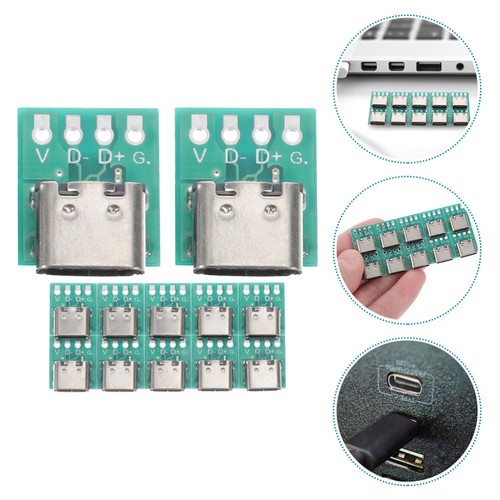 12 Pcs USB C-type Splitter Board Cable Panel Connector Socket Plug - 第 9/12 張圖片