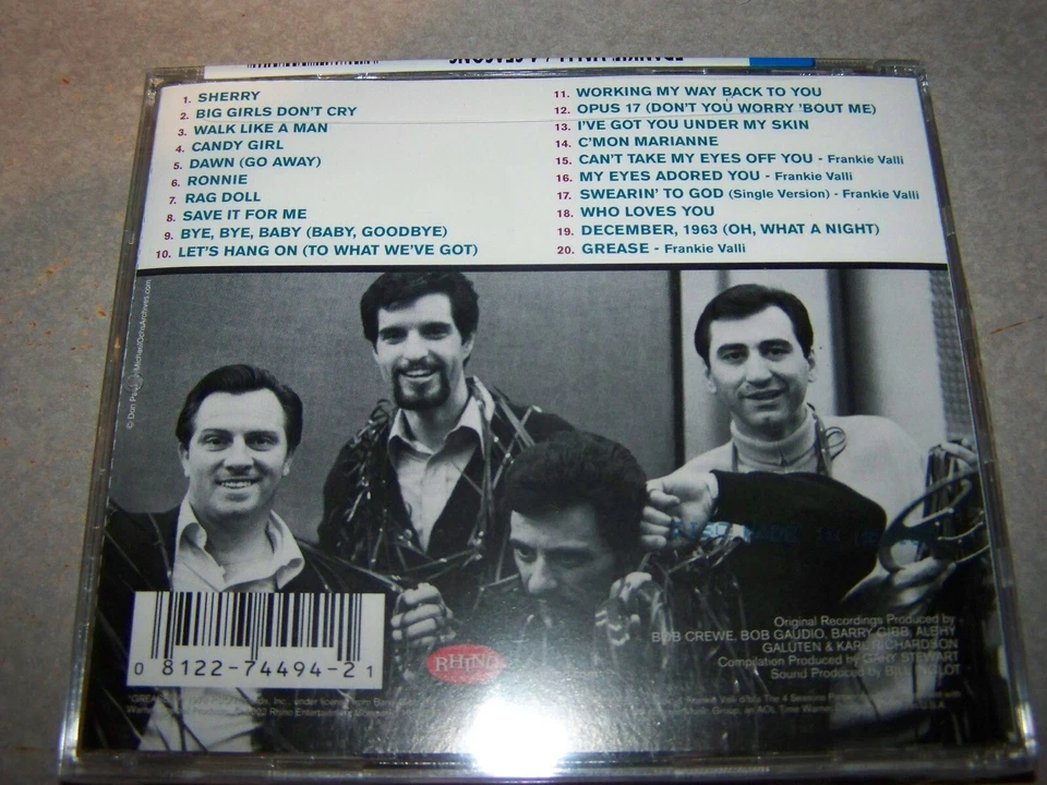 FRANKIE VALLI И ЧЕТЫРЕ СЕЗОНА ЛУЧШЕЕ ИЗ США CD ЗАПЕЧАТАННЫЙ - Изображение 2 из 2