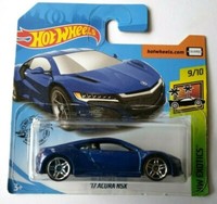 Hot Wheels '17 Acura NSX HW Exotics #HW1