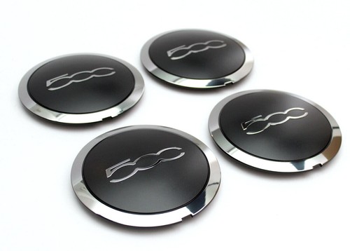 4 KIT COPRIMOZZO COPPA RUOTA FIAT 500 500L 135mm LOGO STEMMA PER CERCHIO IN LEGA - Foto 2 di 9