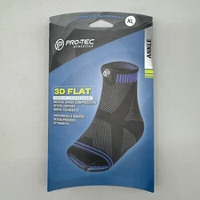 Pro-Tec Athletics 3D Flat Ankle XL Premium Compression Sleeve Breathable USA