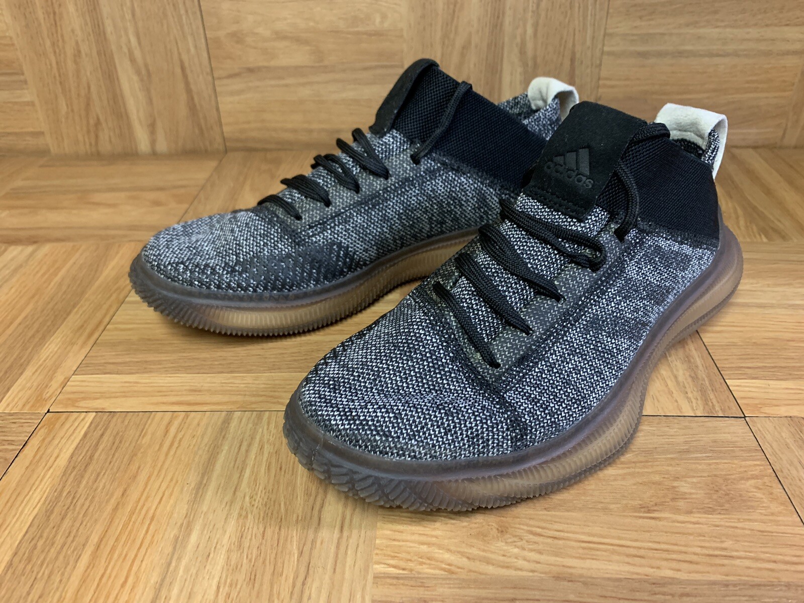 RARE🔥 Adidas PureBoost Trainer Gray Gum OREO Sz 5.5 Womens Running Shoes BB7218 image 5
