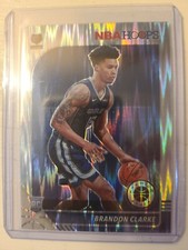 2019/20 Panini Hoops Premium Stock BRANDON CLARKE rookie flash var. SP-Grizzlies